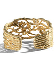 Butterfly Ginkgo Cuff Bracelet with Diamonds