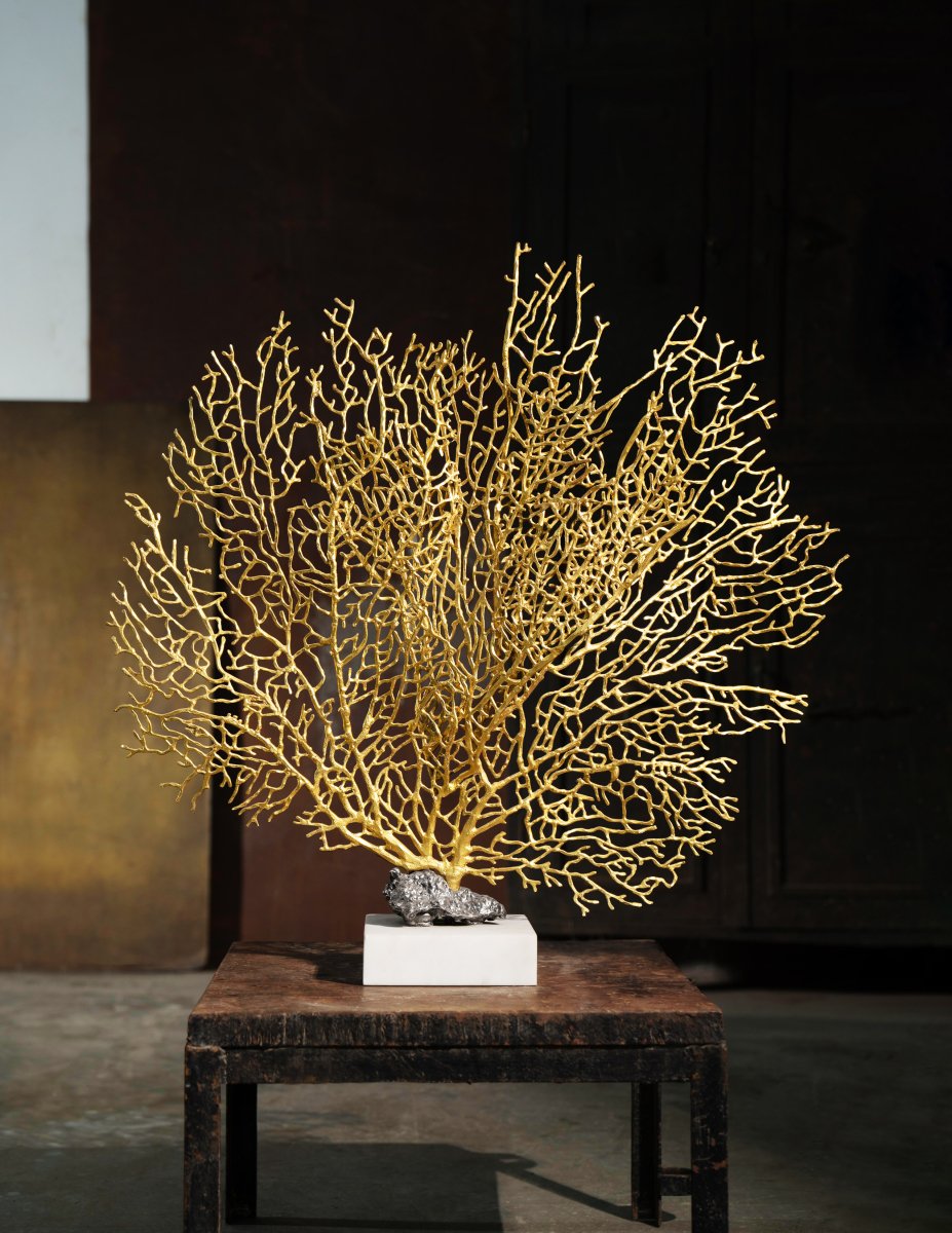 Michael Aram Fan Coral Gold Sculpture