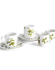 Michael Aram Anemone Painted Demitasse Set of 4