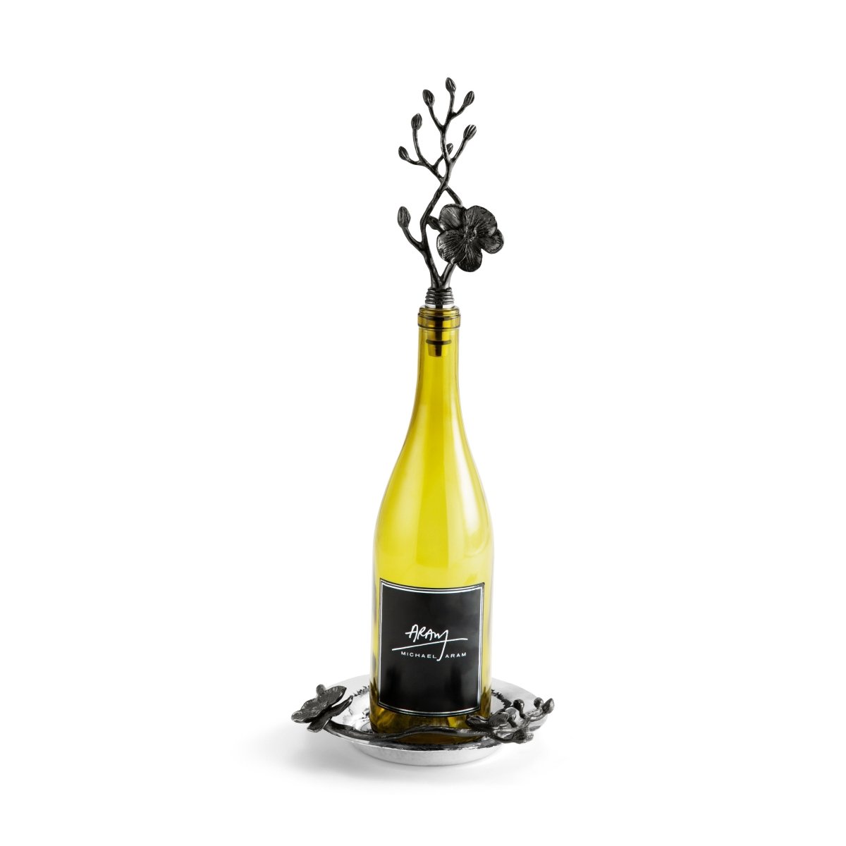 Michael Aram Black Orchid Wine Stopper