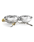 Michael Aram Butterfly Ginkgo Double Bowl