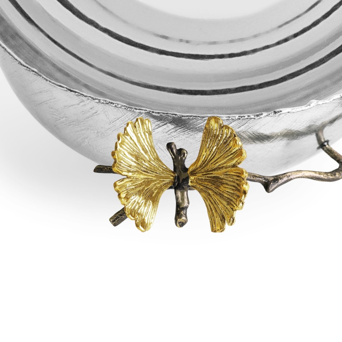 Michael Aram Butterfly Ginkgo Double Bowl