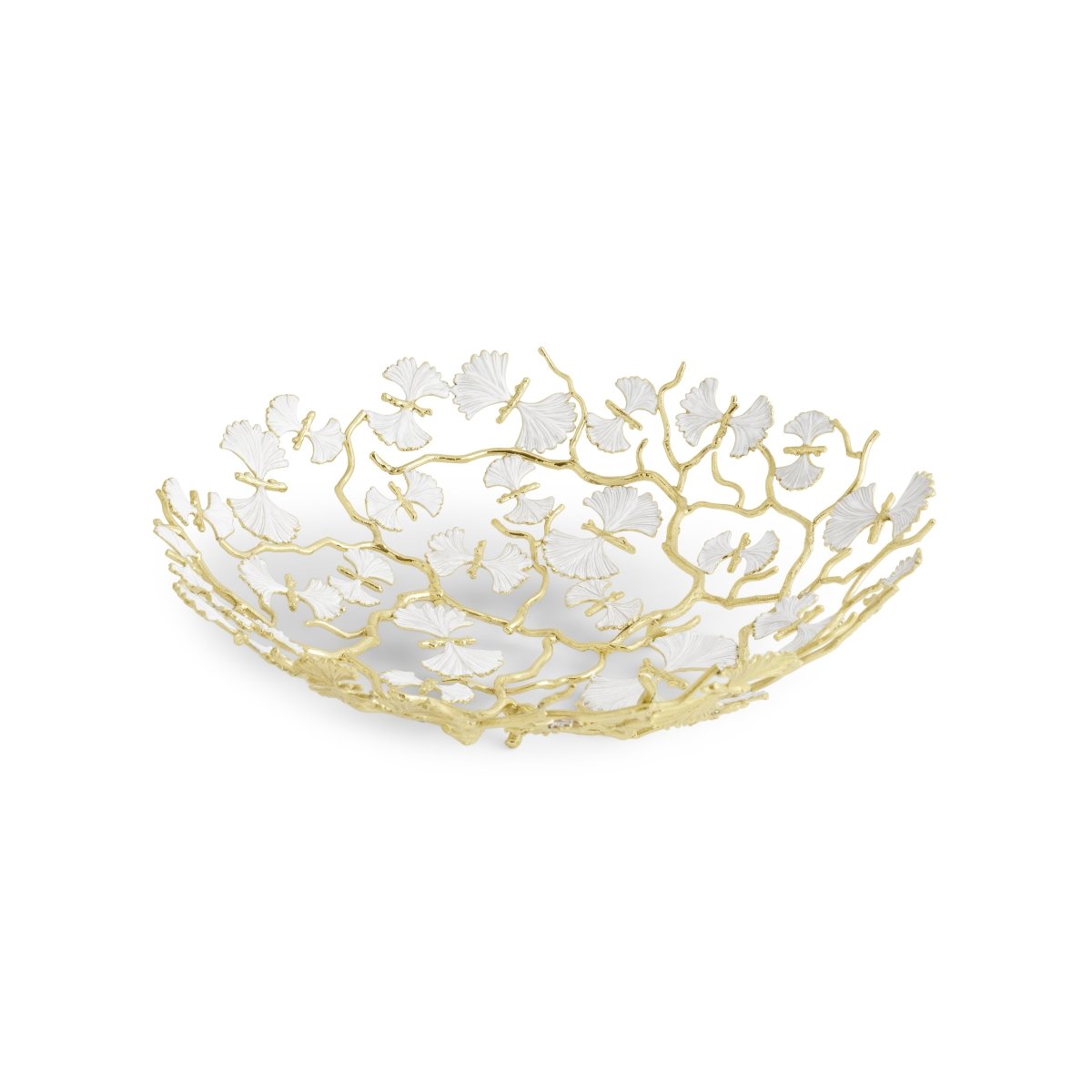 Michael Aram Butterfly Ginkgo Gold Centerpiece Platter