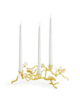 Michael Aram Butterfly Ginkgo Gold Low Candleholders