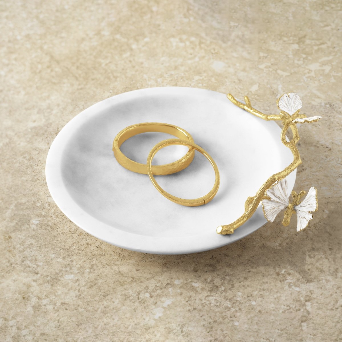 Michael Aram Butterfly Ginkgo Gold Trinket Dish