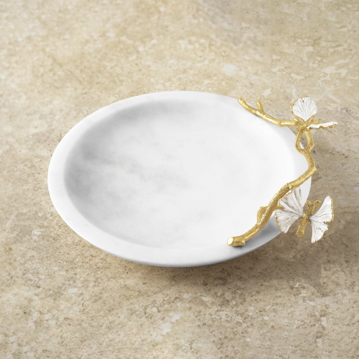 Michael Aram Butterfly Ginkgo Gold Trinket Dish