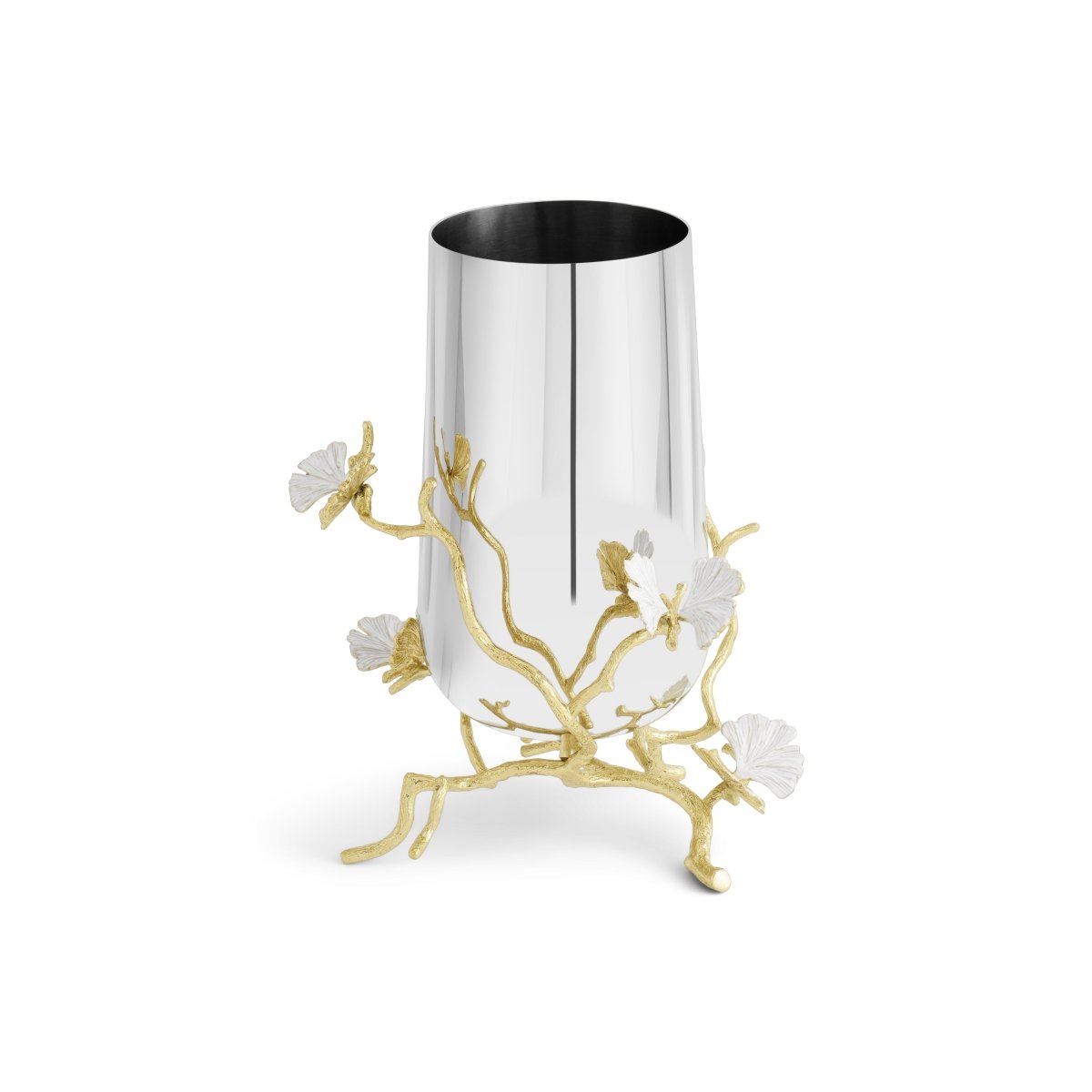 Michael Aram Butterfly Ginkgo Gold Vase