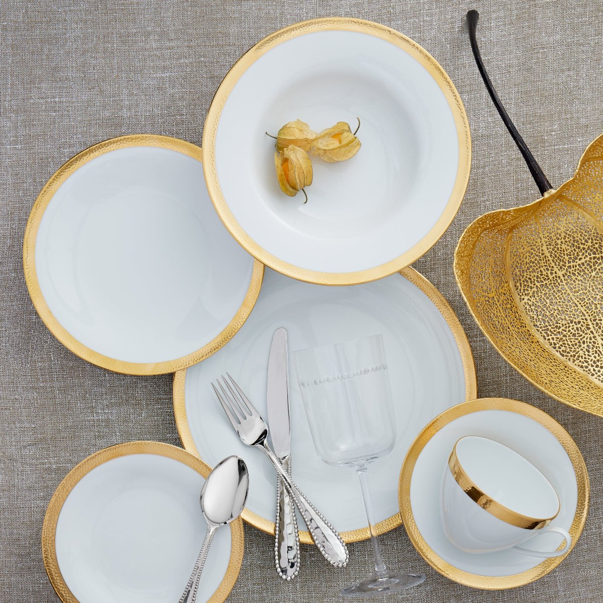 Michael Aram Goldsmith Dinnerware