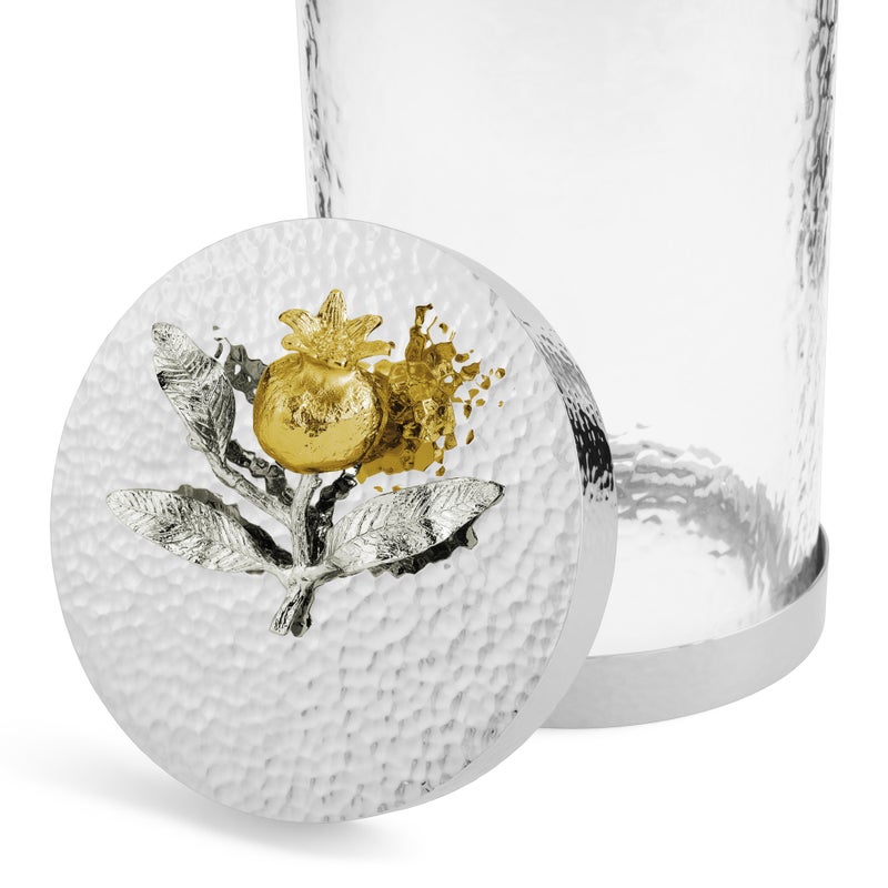 Michael Aram Pomegranate Silver &amp; Gold Canister