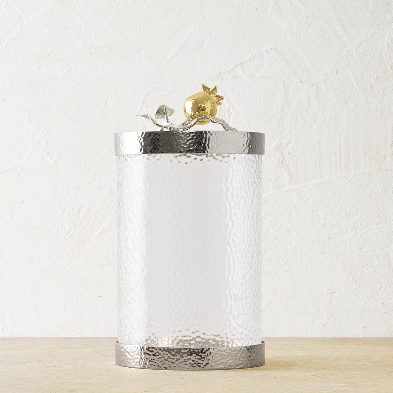 Michael Aram Pomegranate Silver &amp; Gold Canister