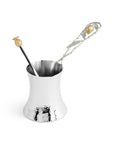 Michael Aram Pomegranate Silver & Gold Coffee Pot w/ Spoon