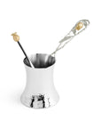 Michael Aram Pomegranate Silver & Gold Coffee Pot x Kavat Coffee Gift Set