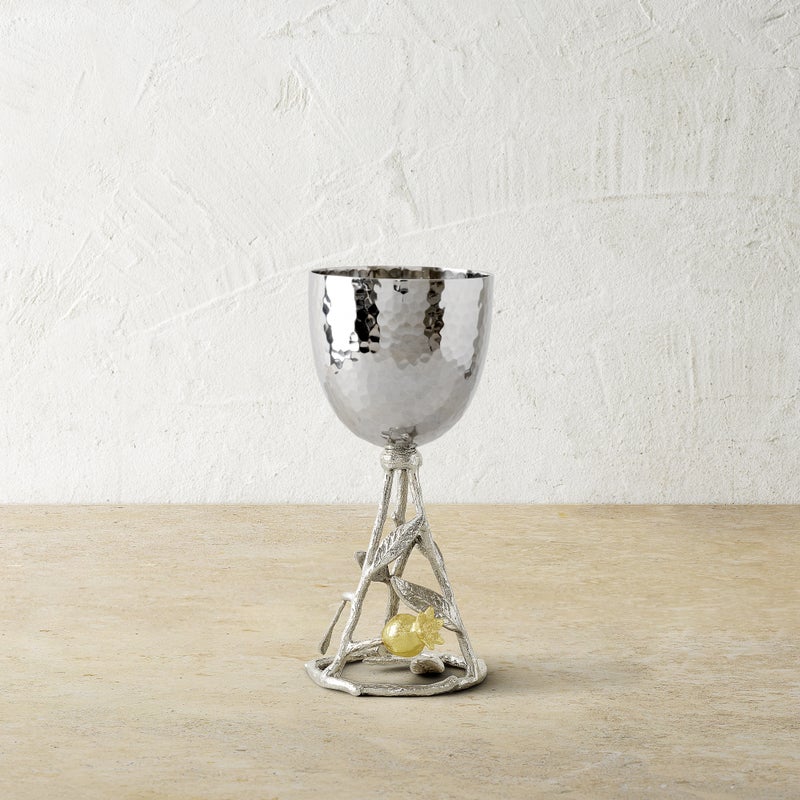 Michael Aram Pomegranate Silver &amp; Gold Kiddish Cup