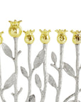 Michael Aram Pomegranate Silver & Gold Menorah