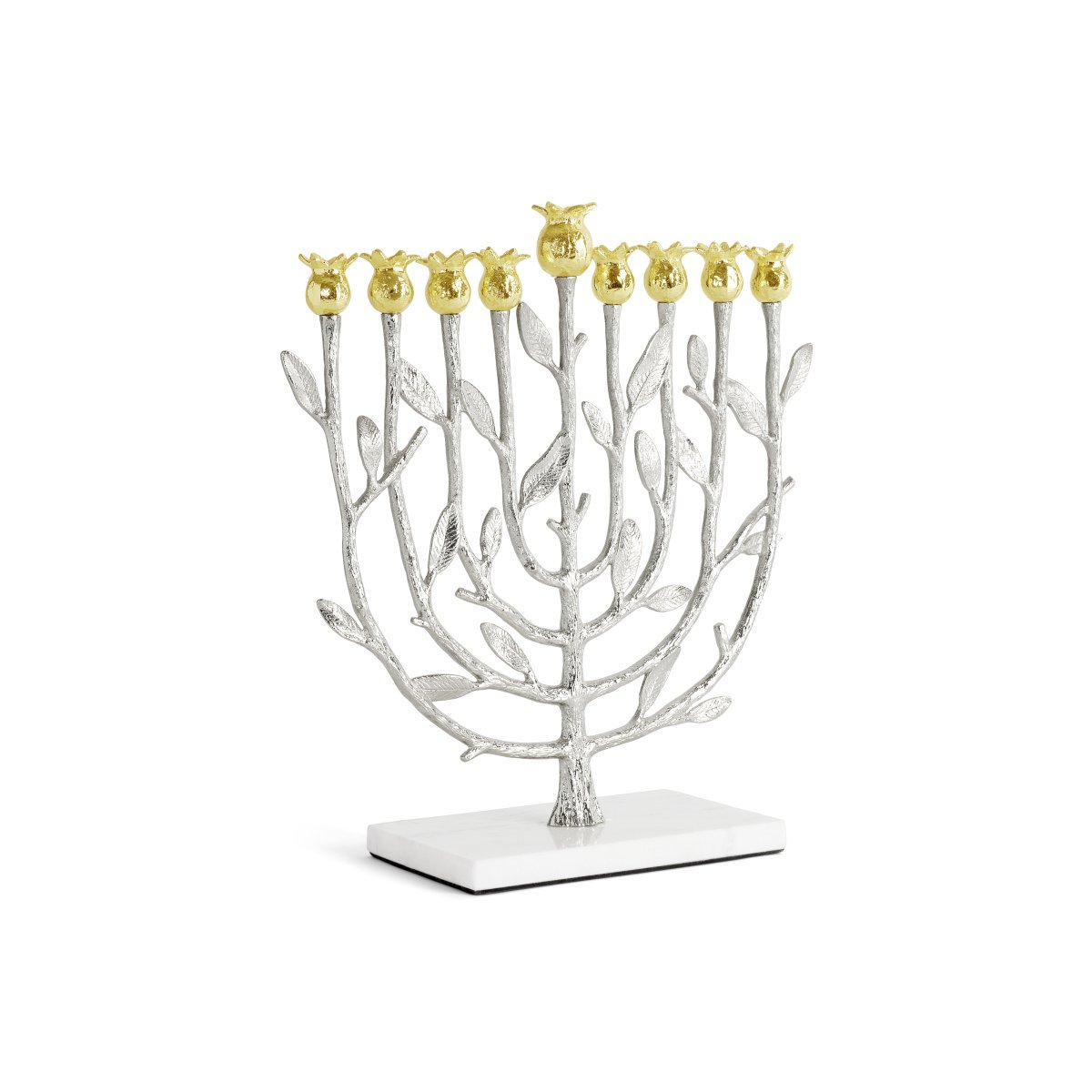 Michael Aram Pomegranate Silver & Gold Menorah