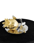 Michael Aram Pomegranate Silver & Gold Paper Towel Holder