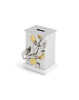 Michael Aram Pomegranate Silver & Gold Tzedakah Box