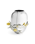 Michael Aram Pomegranate Silver & Gold Vase