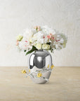 Michael Aram Pomegranate Silver & Gold Vase