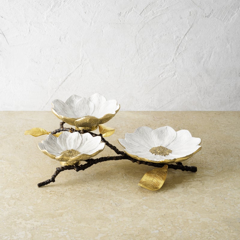 Michael Aram Vintage Bloom Triple Dish