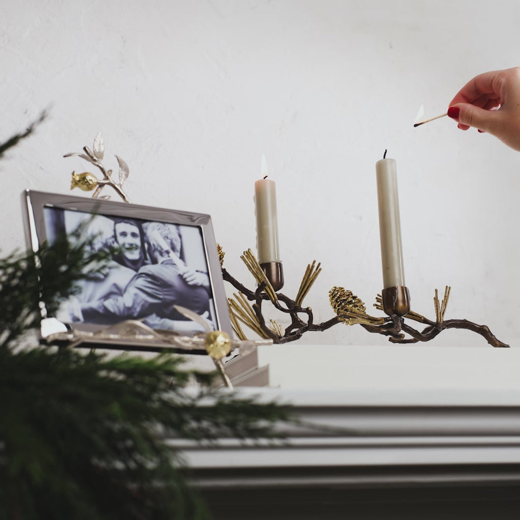 Michael Aram Pine Cone Candelabra