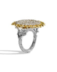 Vincent 25mm Ring with White Diamonds