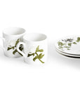 Michael Aram Anemone Painted Demitasse Set of 4