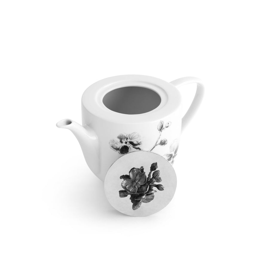 Michael Aram Black Orchid Porcelain Teapot