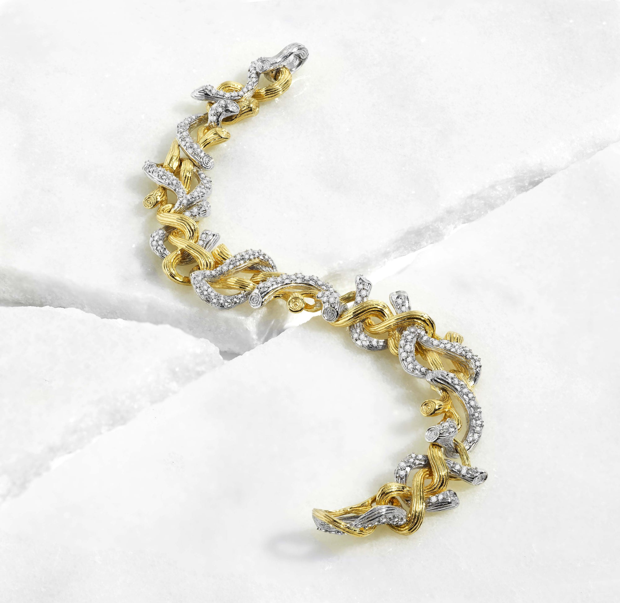 Michael Aram Branch Coral Bracelet with Diamonds