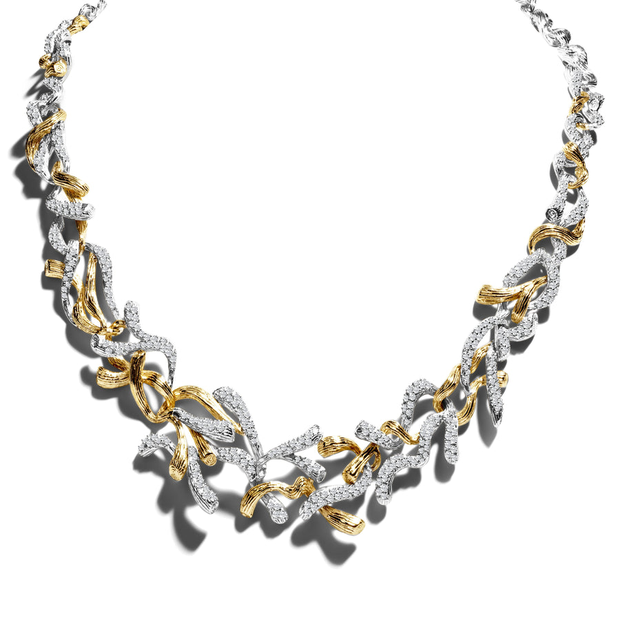 Michael Aram Branch Coral Necklace with Diamonds