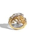 Michael Aram Branch Coral Ring with Diamonds