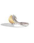 Michael Aram Butterfly Gingko Ring with Chalcedony and Diamonds