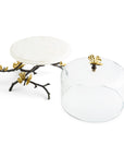 Michael Aram Butterfly Ginkgo Cake Stand w/ Dome