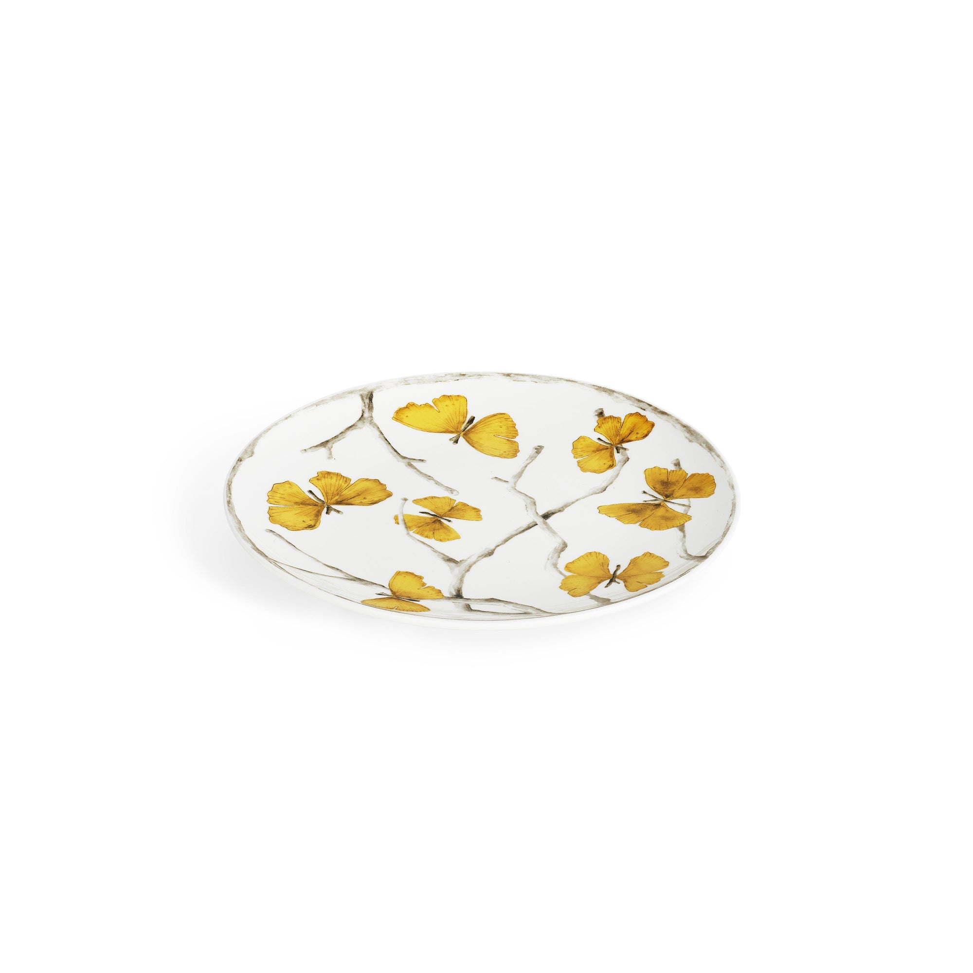Michael Aram Butterfly Ginkgo Gold Tidbit Plate Set