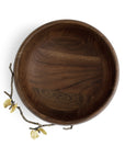 Michael Aram Butterfly Ginkgo Wood Salad Bowl