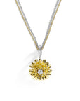 Michael Aram Dandelion Flower Pendant Necklace with Diamonds