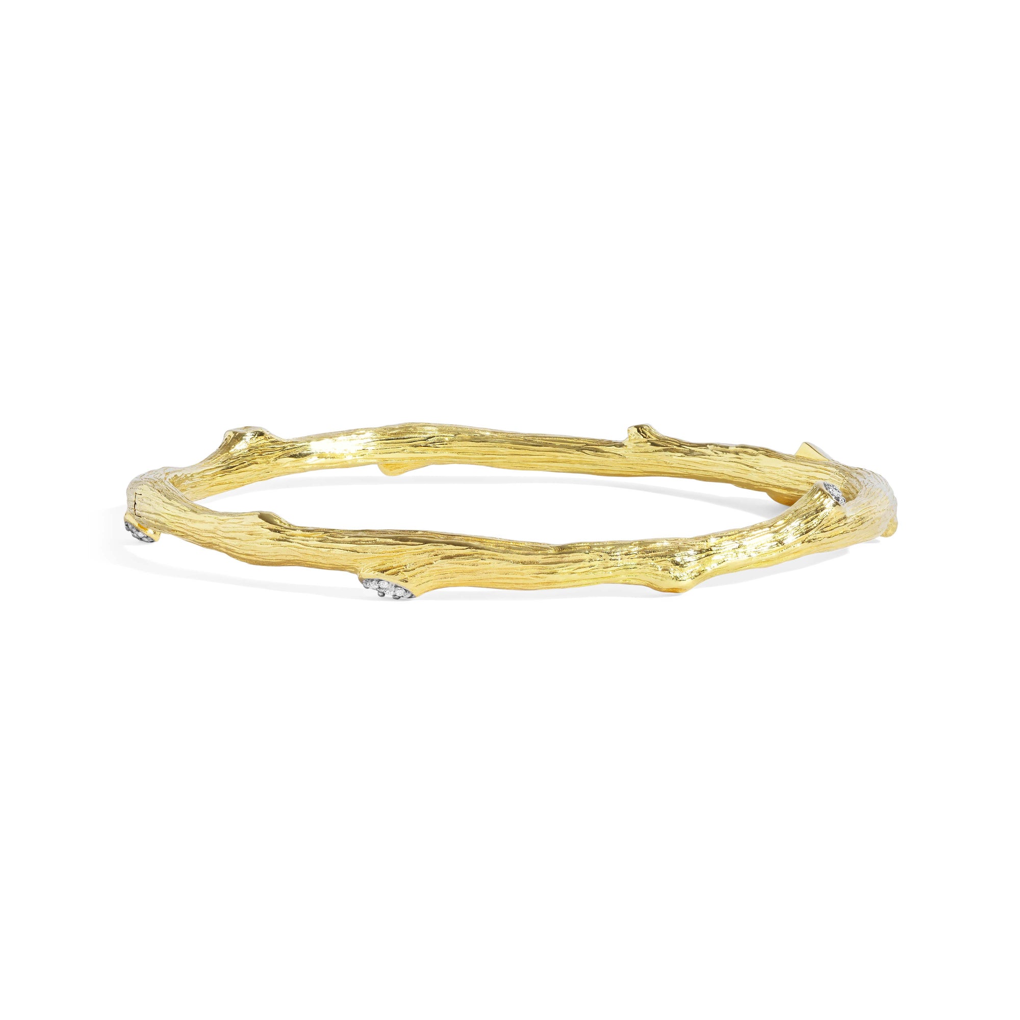 Michael Aram Enchanted Forest Bangle Bracelet with Diamonds