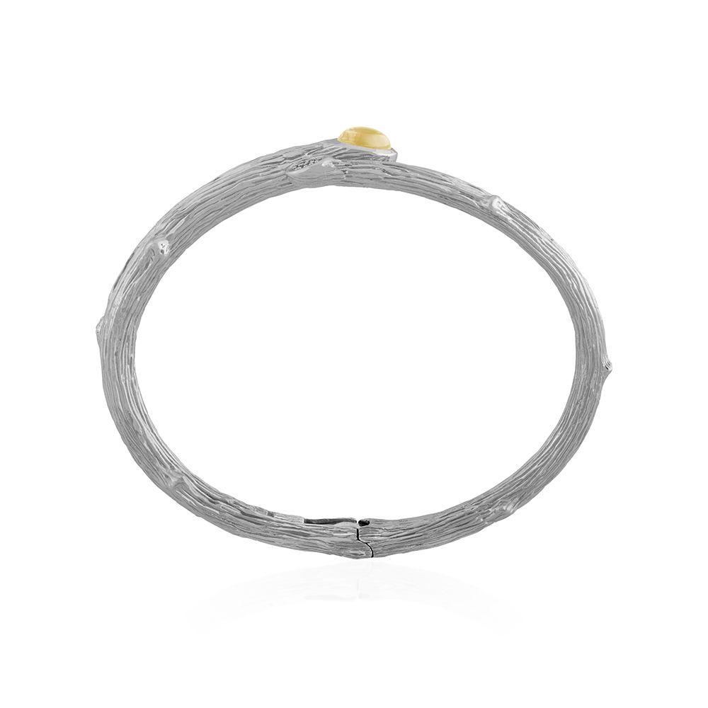 Michael Aram Enchanted Forest Bangle with Champagne Citrine and Diamonds