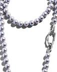 Michael Aram Enchanted Forest Link Necklace with Pearls and Diamonds