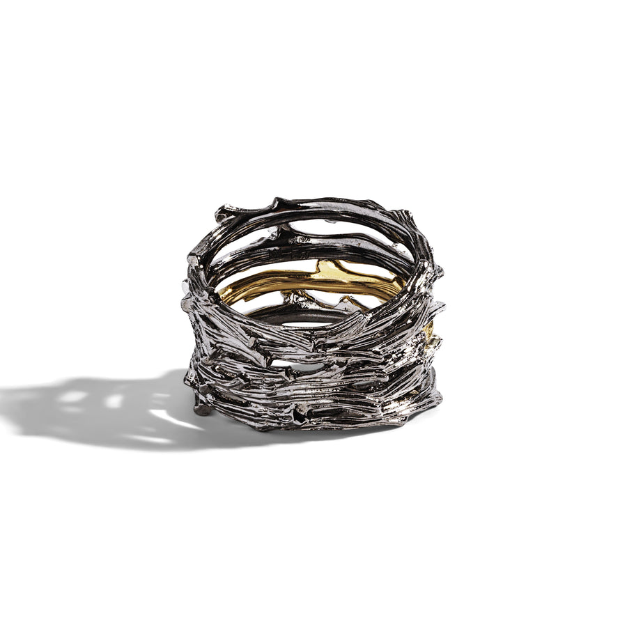 Michael Aram Enchanted Forest Multi Row Ring with Diamonds
