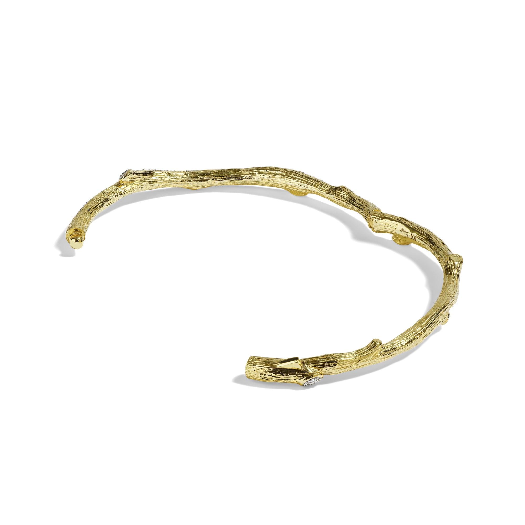 Michael Aram Enchanted Forest Pave Bangle Bracelet with Diamonds