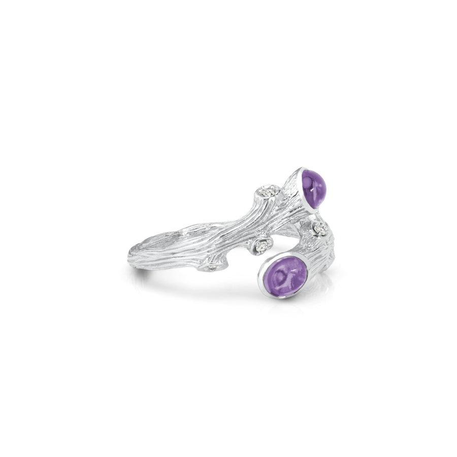 Michael Aram Enchanted Forest Ring with Amethyst and Diamonds