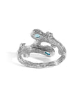 Michael Aram Enchanted Forest Ring with Blue Topaz and Diamond