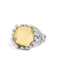 Michael Aram Enchanted Forest Ring with Gold Doublet and Diamonds