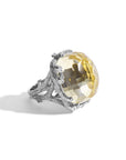 Michael Aram Enchanted Forest Ring with Gold Doublet and Diamonds