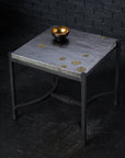 Michael Aram Fallen Leaves Square Side Table