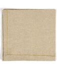 Michael Aram Gold Thread Saddlestitch Dinner Napkin