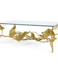 Michael Aram Golden Ginkgo Coffee Table