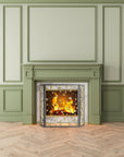 Michael Aram Golden Ginkgo Decorative Fireplace Screen