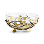 Michael Aram Golden Ginkgo Medium Glass Bowl